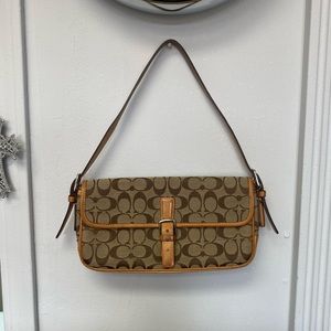 Coach Logo Print Handbag